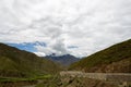 G318 Highway, Tibet, China Royalty Free Stock Photo